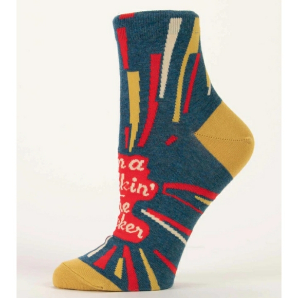 Blue Q I'm A Fuckin' Firecracker W-Ankle Socks - Picture 5 of 5